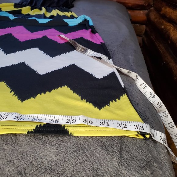 Multi Color Block Maxi Dress in Large - Picture 15 of 15